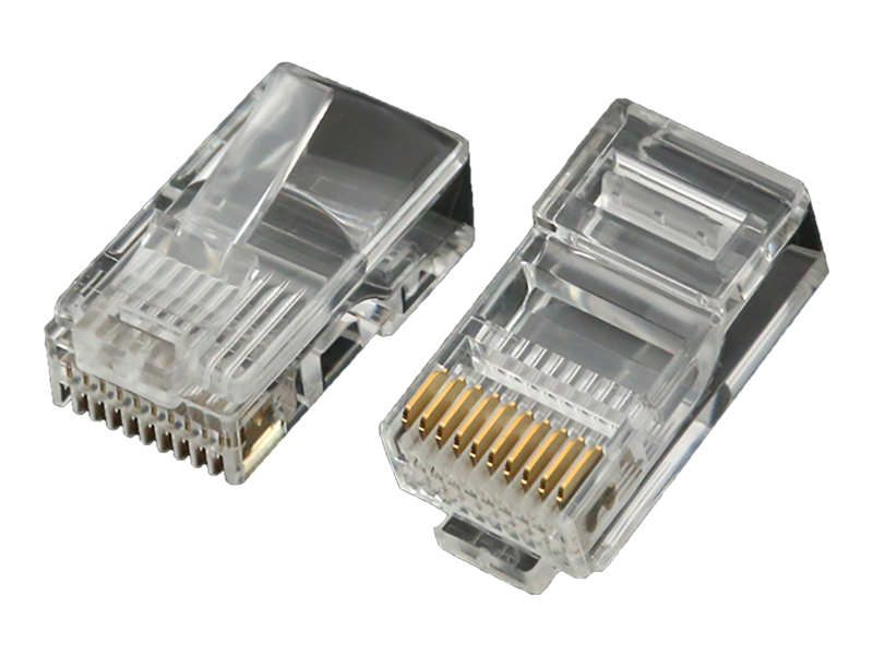 Uskærmet RJ48 10P10C modulstik
